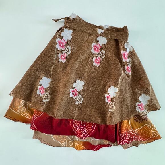 Double layer wrap skirt - Picture 4 of 5